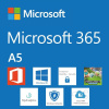 Elektronická licencia: Microsoft 365 A5 for students use benefit (pre študentov zadarmo) predplatné 1 rok, vyúčtovanie ročne