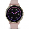 Inteligentné hodinky Garmin Venu 3S - Cream Gold / Dust Rose Silicone Band (010-02785-03)