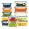 Sada nádob na uskladnenie potravín, 12 kusov, obedár, desiatový box