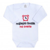 Body s potlačou New Baby najlepší budík na svete - 86 (12-18m)