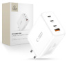 SIEŤOVÁ NABÍJAČKA TECH-PROTECT NC240W-GAN 4-PORT NETWORK CHARGER PD 240W / QC3.0 WHITE