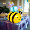 Balón z hliníkovej fólie - včielka - 65 x 81 cm