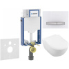 GEBERIT Kombifix súprava 5v1 - inštalačný modul, závesné WC s DirectFlush a Softclose WC sedadlo VILLEROY & BOCH Subway 2.0, tlačidlo Sigma50 Square, 115.788.11.2 (chróm/biela), 110.302.00.5 NI8