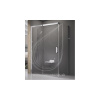 RAVAK MSDPS - 120/90 L sprch. dvere s pevnou stenou, ľavé 120 x 90 x 195 cm biela / transparent 0WLG7100Z1