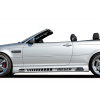 Rieger bočný prah (175mm) mont. strana ľavá pro BMW rad 3 E46, E46 M3 compact, kabriolet, kupé, sedan vr. faceliftu, r.v. 02/02-, 02/98-12/01, 06/00-, plast ABS bez povrchovej úpravy, s prolisem, s pr