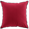 Vankúš - Bavlnené dekoratívne vankúš 50 x 50 burgundsky (Bavlnené dekoratívne vankúš 50 x 50 burgundsky)