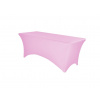 TENTino Elastický poťah STANDARD na skladací stôl 152x76 cm VIAC FARIEB Farba obrusu: SVETLORUŽOVÁ / PINK