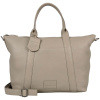Dámska kožená kabelka na notebook Burkely Alenes - svetlo šedá