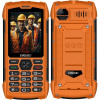EVOLVEO StrongPhone H1 vodotesný odolný Dual SIM telefón oranžový