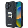 Karl Lagerfeld Monogram Karl Head Pin puzdro na iPhone 16 – čierne (Karl Lagerfeld Monogram Karl Head Pin puzdro na iPhone 16 – čierne)