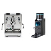 ECM Elektronika II Profi + Rancilio Rocky Doserless, čierna