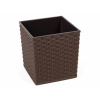 Nohel garden Obal na květník JUKA RATTAN plastový 40x40x41cm