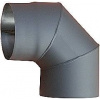 Ostatní Koleno 90° 130mm kouřové, 1,5mm, černá ocel