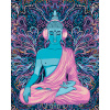 ZUTY Maľovanie podľa čísel - FIALOVÝ BUDDHA Rámovanie: vypnuté plátno na rám, Rozmer: 40x50 cm