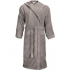 The One Towelling® Unisex župan s kapucňou T1-BH Taupe S/M