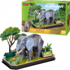 3D puzzle CUBICFUN 3D puzzle Slon 42 dielikov (P858H)
