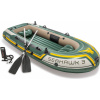 INTEX 68380 - Čln - Seahawk 3 (295x137x43cm) SET vrátane hliníkového pádla + čerpadla #68614, do 360 kg, 295x137x43cm