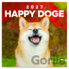 NOTIQUE Poznámkový kalendář Happy Doge 30 x 30 cm 2027