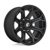 Fuel D704 SIEGE disk 22x10 5x139.7 78.1 ET-18, Black