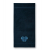 Uterák/osuška s výšivkou vzor IKA modrá- možnosť doplniť vlastný nápis Farba: 02-tmavomodrá, Dodatočný nápis: vlastný nápis - doplniť do poznámky, Rozmer: Uterák 100x50cm