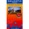 Dalmácia, Istria 1:250tis cestná skladaná automapa (Chorvátsko, Čierna Hora, Slovinsko)