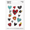 TATTonMe Vodeodolné dočasné tetovačky Srdce mix