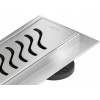 MEXEN FLAT M09 LINEÁRNY ROTAČNÝ ODTOK 90 INOX