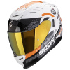 Helma SCORPION EXO-520 EVO AIR TITAN bílo/oranžová - L - doprava zdarma