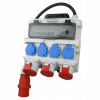 Stavebný rozvádzač 32A 2x16A 4x230V Schuko Doktorvolt DV-7266-D