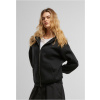 Peace Sign EMB Fluffy Zip Hoody XL