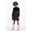Dievčenské šaty Desigual 25WGVK20 čierna 104