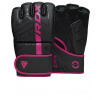 RDX MMA rukavice F6 KARA – čierno-růžové