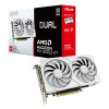 ASUS VGA AMD Radeon RX 9060 XT DUAL 16GB WHITE, RX 9060 XT, 16GB GDDR6, 2xDP, 1xHDMI 90YV0LG3-M0NA00