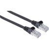 Intellinet 740876 RJ45 sieťové káble, prepojovacie káble CAT 6A S/FTP 3.00 m čierna fóliové tienenie, tienenie pletivom, tienený, bez halogénov 1 ks; 740876