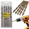 CROWNMAN Súprava 5 ks vrtákov M35 HSS 5% kobalt - 11mm