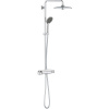 GROHE Vitalio Joy nástenný sprchový systém s termostatom, horná sprcha 3jet EcoJoy priemer 260 mm, ručná sprcha 3jet, chróm, 26403002