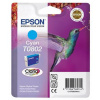 Epson T0802 - 7.4 ml - azurová - originál - blistr - inkoustová cartridge - pro Stylus Photo P50, P C13T08024011
