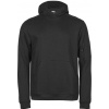 TEE JAYS TJ5702 ATHLETIC / Pánska mikina s kapucňou - black XL