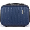 BASIC Solier tmavomodrý cestovný kozmetický kufor noel ( stl902 14' navy) kosmetický kufor