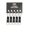 Tac Maven karabína s príveskom 6mm, Silver