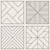 Cersanit PATCHWORK Tetris 30x30 cm mrazuvzdorná dlažba matná NT1223-007-1