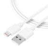 Tactical KP31182 Smooth Thread USB-A/Lightning, 1m, bílý