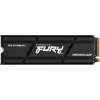 Kingston 4TB FURY RENEGADE PCle 4.0NVMe M.2 2280 (w7000MB/s, r7300MB/s ), Heatsink SFYRDK/4000G