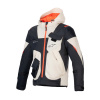 Bunda MOGRESS AIR, ALPINESTARS (čierna/mandľová/oranžová, veľ. XL)