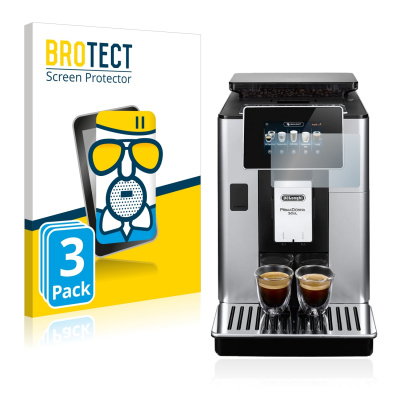 3x Matná skleněná fólie BROTECT AirGlass pro DeLonghi PrimaDonna Soul ECAM610.74.MB (3x Matná skleněná fólie BROTECT AirGlass pro DeLonghi PrimaDonna Soul ECAM610.74.MB)