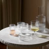 ferm LIVING Ripple servírovacia miska, číra, Ø 12,2 cm, sada 4 ks - 1104266335