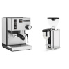 Rancilio Silvia BC + Rocket Espresso GIANNINO, chrome/black
