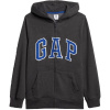 GAP V-NEW FZ GAP ARCH HOOD tmavo sivá,modrá Chlapčenská mikina XL