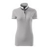 MALFINI PREMIUM Polokošile Collar Up 257, krátký rukáv, dámská MAL-257A416 XL Stříbrná