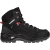 Pánske členkové topánky Lowa Renegade GTX MID black/ruby red 9UK